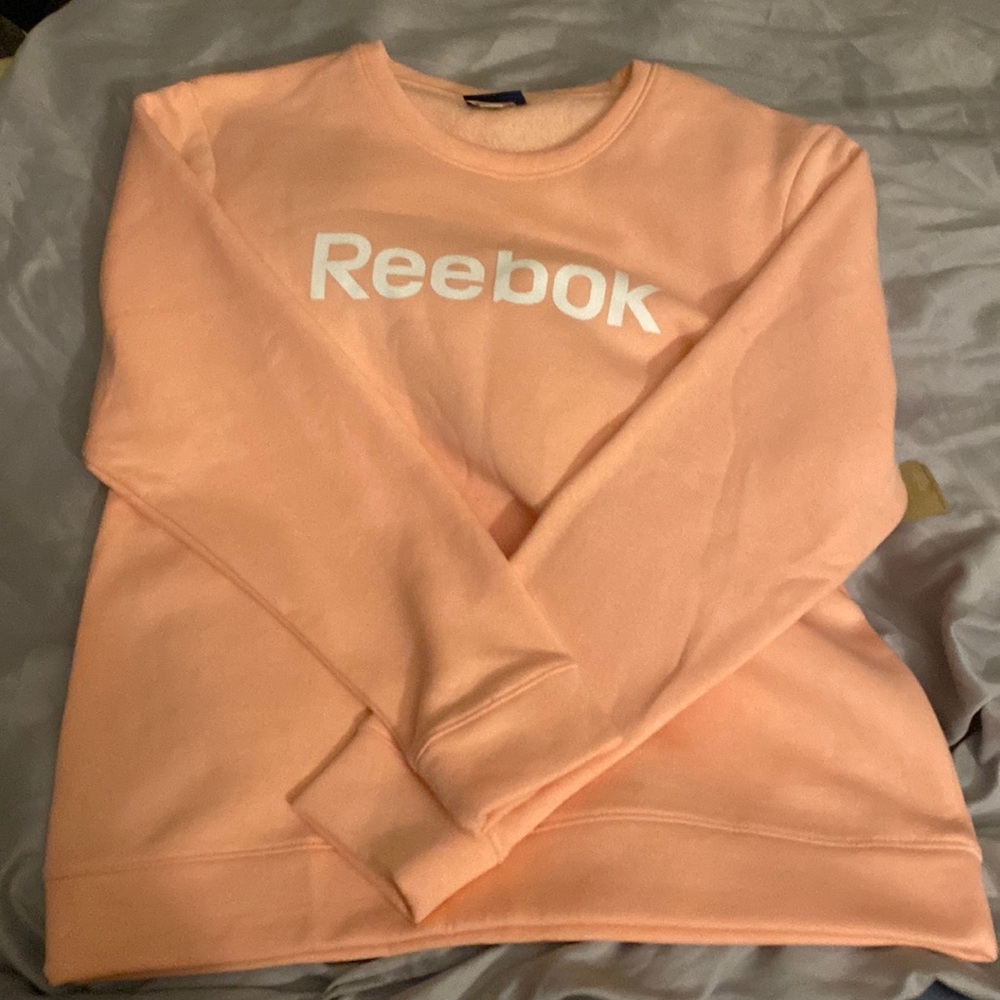 Pink Reebok sweatshirt